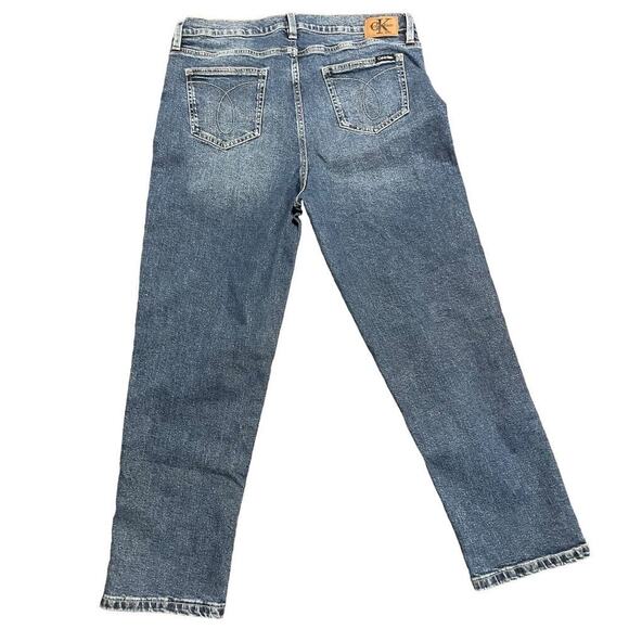 Calvin Klein Straight Leg Mom Jeans Sz 12 - Picture 7 of 8